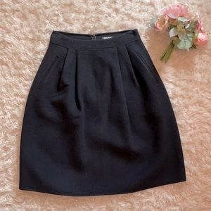EUC DKNY wool double face party skirt